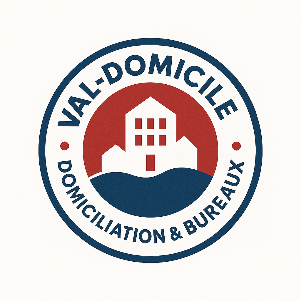 Logo de Val-Domicile, domiciliation et location de bureaux